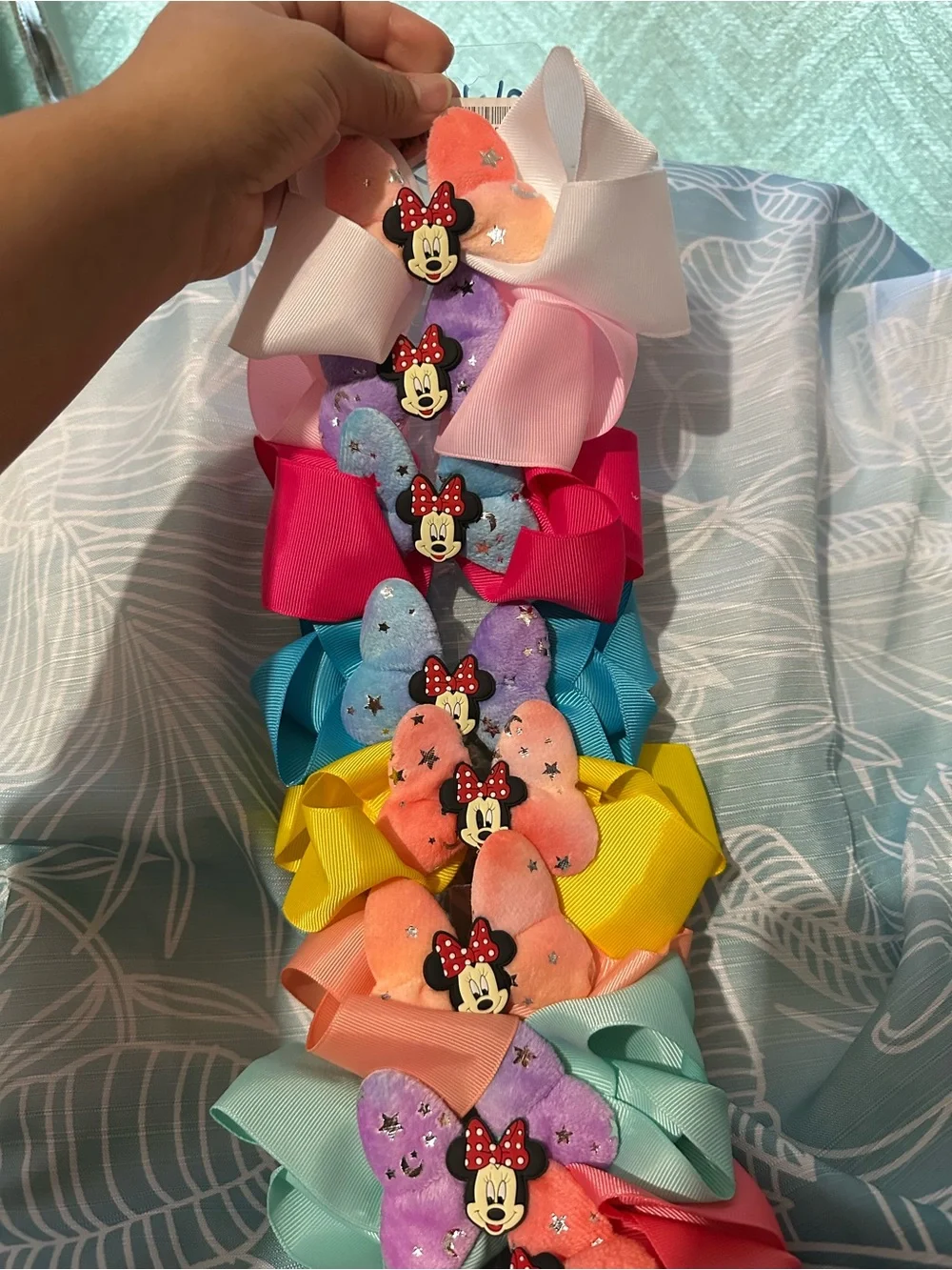 Pack of 12 girls hair bows